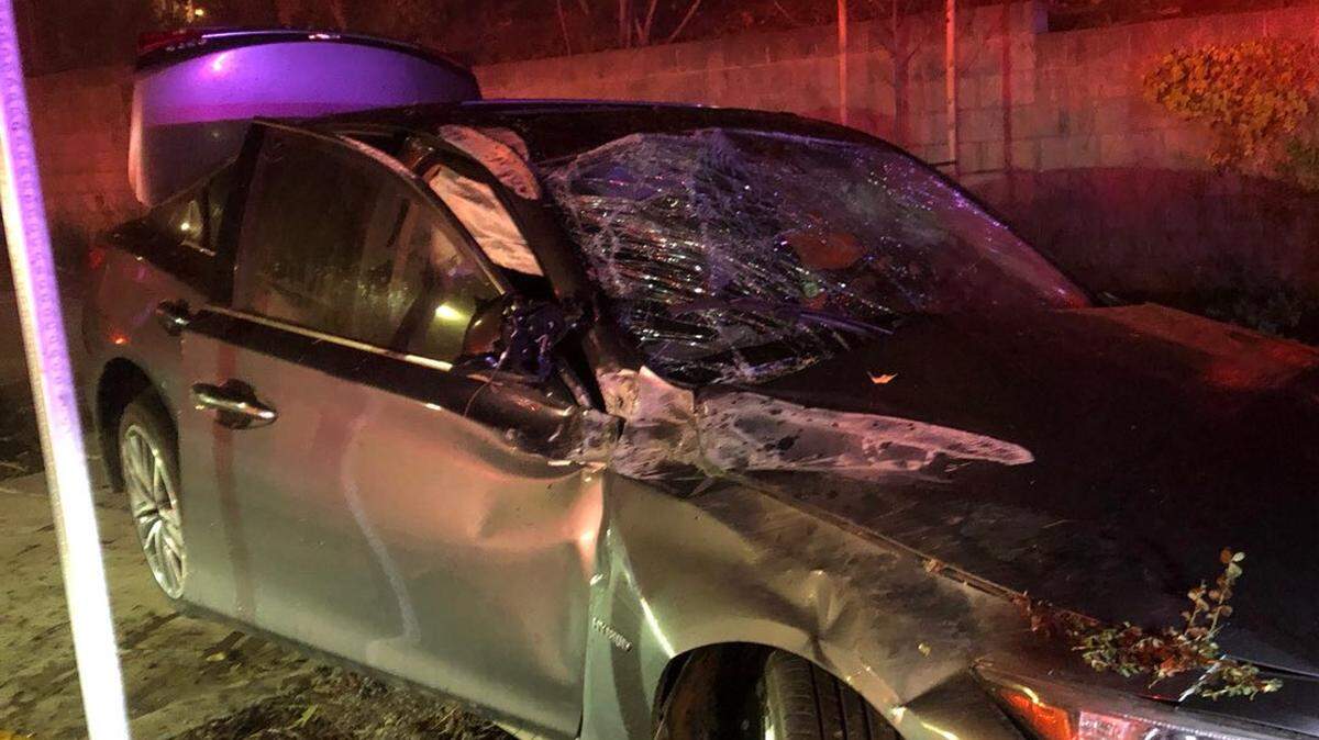 The San Luis Obispo Police Department arrested a person Sunday night on suspicion of driving under the influence.