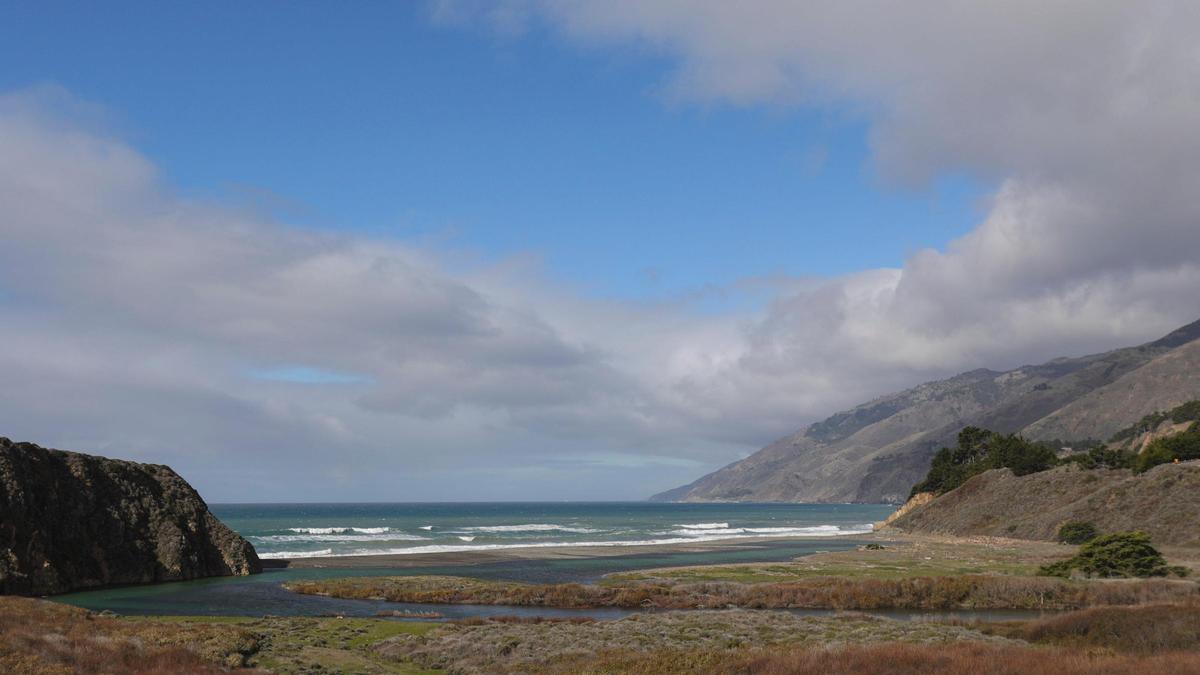 San Carpoforo Creek has a small area in the center managed by the U.S. Forest Service. The area to the south is managed by California State Parks and to the north is privately held, both of which don’t allow camping.