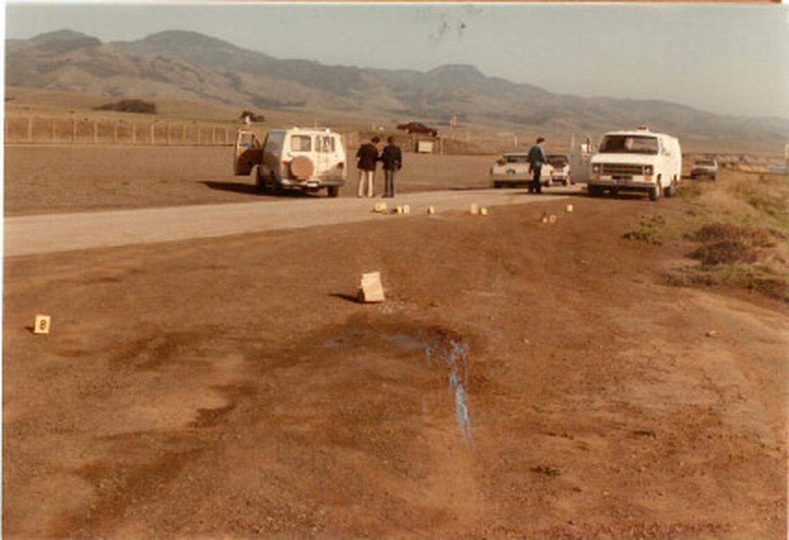 Crime scene photos show the scene of the murder of Dorothy “Toby” Tate on Nov. 15, 1983. Forensic analysis allowed the San Luis Obispo County Sheriff’s Office to solve the cold case over 40 years later.