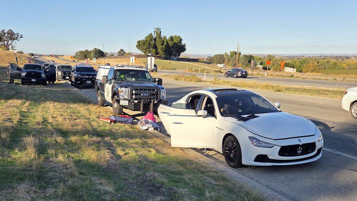 Two human trafficking victims were rescued and provided services after a routine traffic spot by the California Highway Patrol in San Luis Obispo County on Oct. 20, 2025.