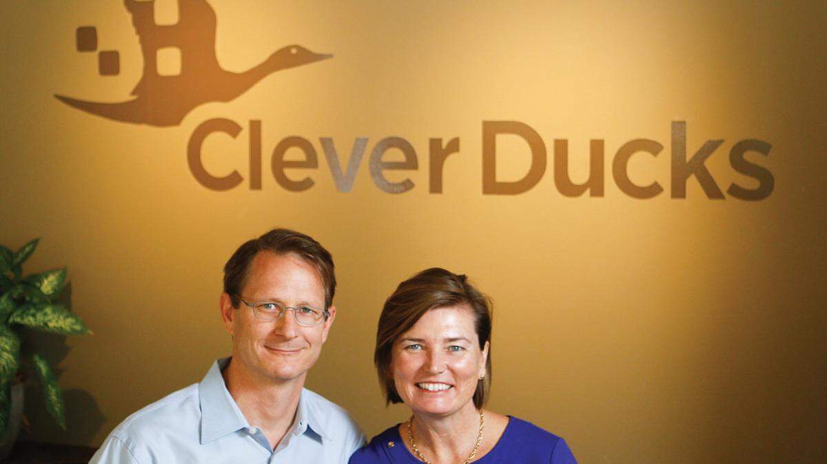 Peter and Amy Kardel own Clever Ducks, an information technology services company in San Luis Obispo.