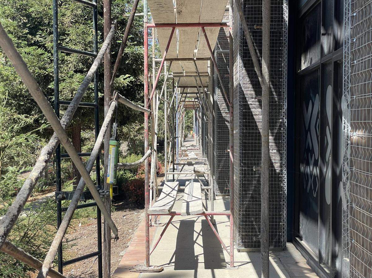 The city says a condemned property at 1150 Laurel Lane in San Luis Obispo has not been repaired and numerous safety concerns were present. The building was home to Bang the Drum Brewery and SLO City Church.
