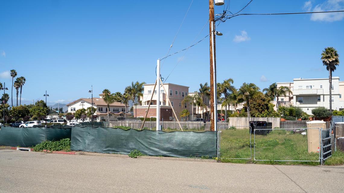 Developer Enterprise Builders is looking into developing 261 Rockaway Ave. in Grover Beach into a mixed-use commercial and residential project, pictured here Friday, March 7, 2025.