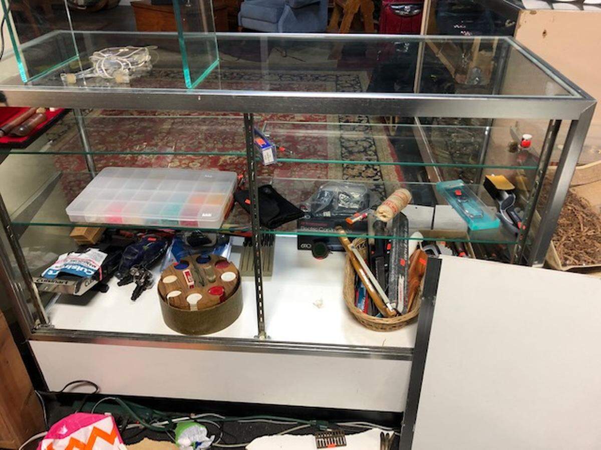 Someone broke into Mission Thrift Store in San Luis Obispo on Tuesday morning, Jan. 4, 2022, and stole pocket knives, art supplies and vintage playing cards, among other items.