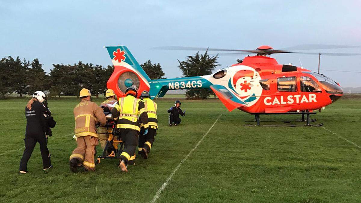 A motorist was airlifted to a Santa Barbara hospital on Saturday following a head-on crash on Highway 1 west of Santa Maria.