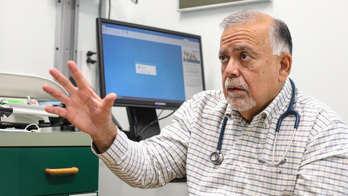 Dr. René Bravo recently began holding weekly coronavirus vaccine clinics at his Bravo Pediatrics office in San Luis Obispo. Bravo said he listens to concerns from parents and patients when he talks about vaccinating eligible children and teens ages 12 to 17 against COVID-19.