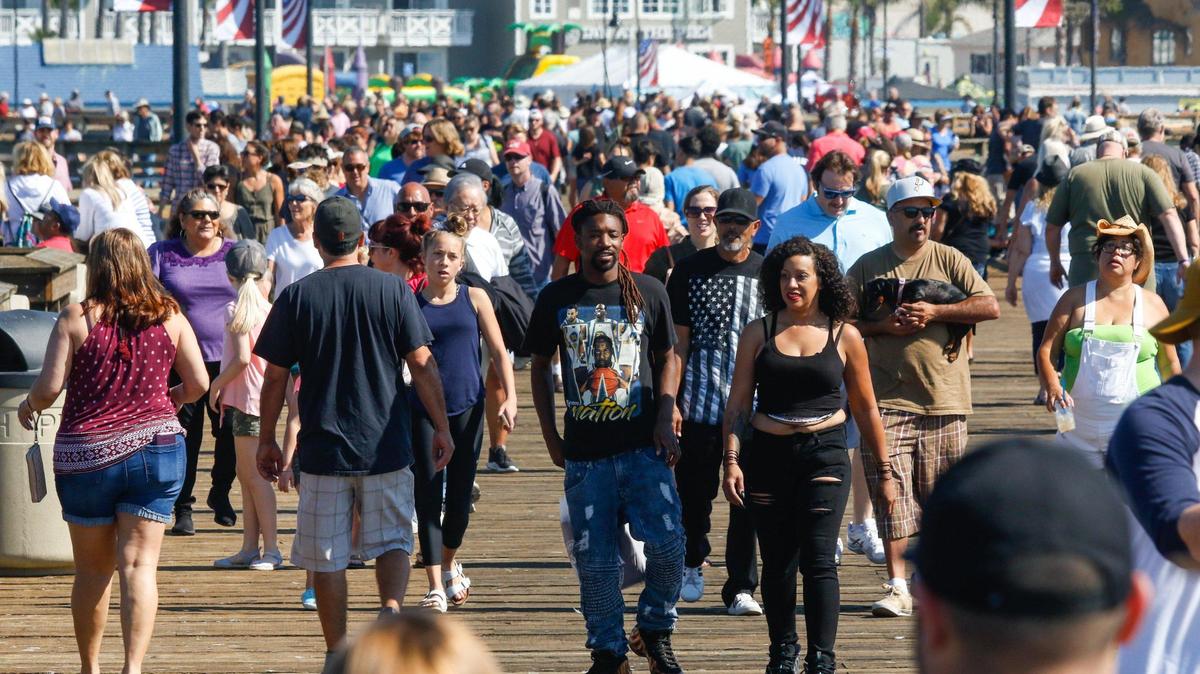 Pismo Beach draws tens of thousands of tourists on busy weekends.