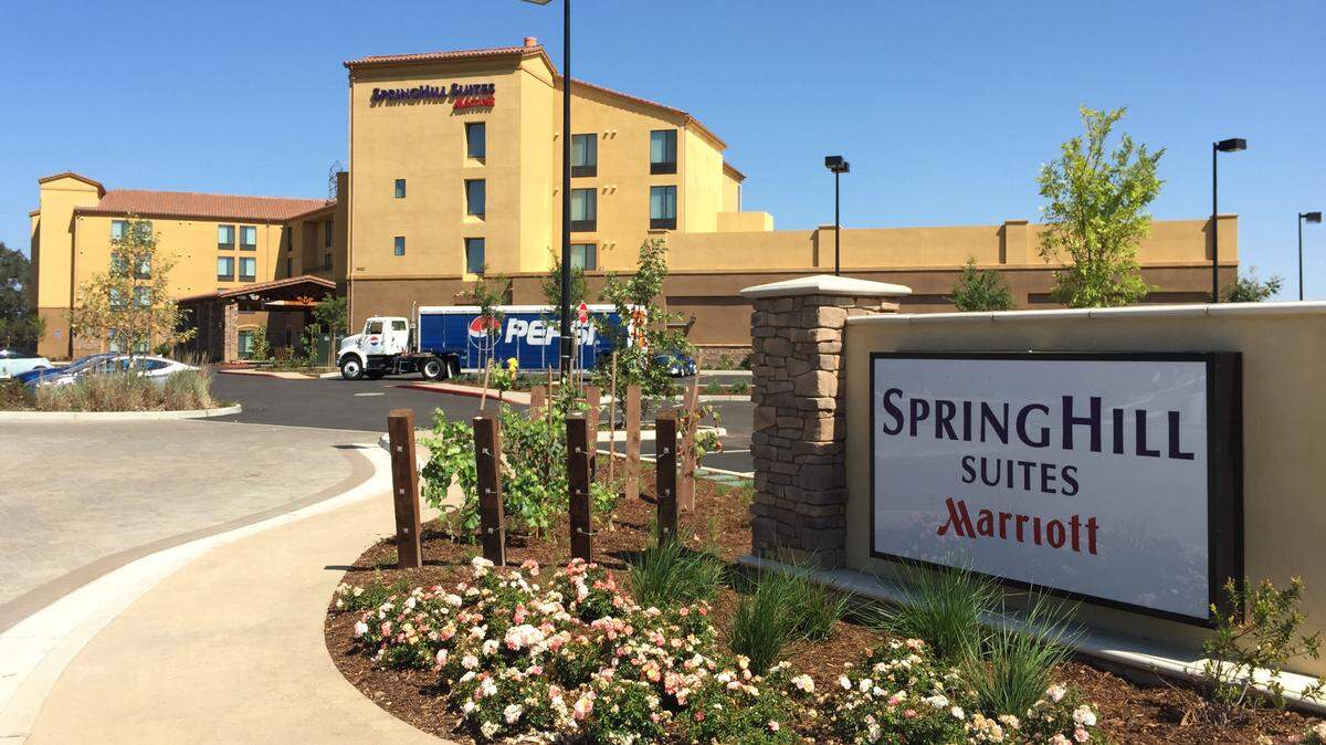 SpringHill Suites by Marriott opened at 900 El Camino Real in Atascadero, near the Home Depot, on June 11, 2015. The all-suite hotel features an on-site restaurant and 4,000 square feet of indoor meeting space.