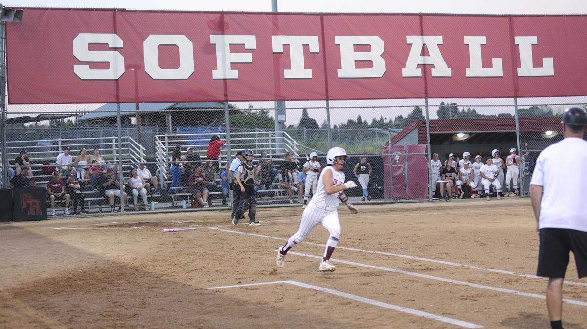 Cayla Zavalla legs out a double for the Bearcats. Nipomo beat Paso Robles 3-1 in a softball game delayed by heat on March 17, 2026.