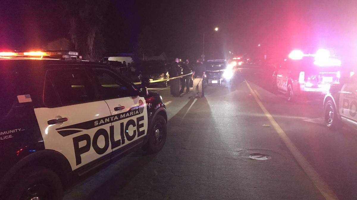 Police are investigating a triple stabbing in Santa Maria that took place Saturday night.
