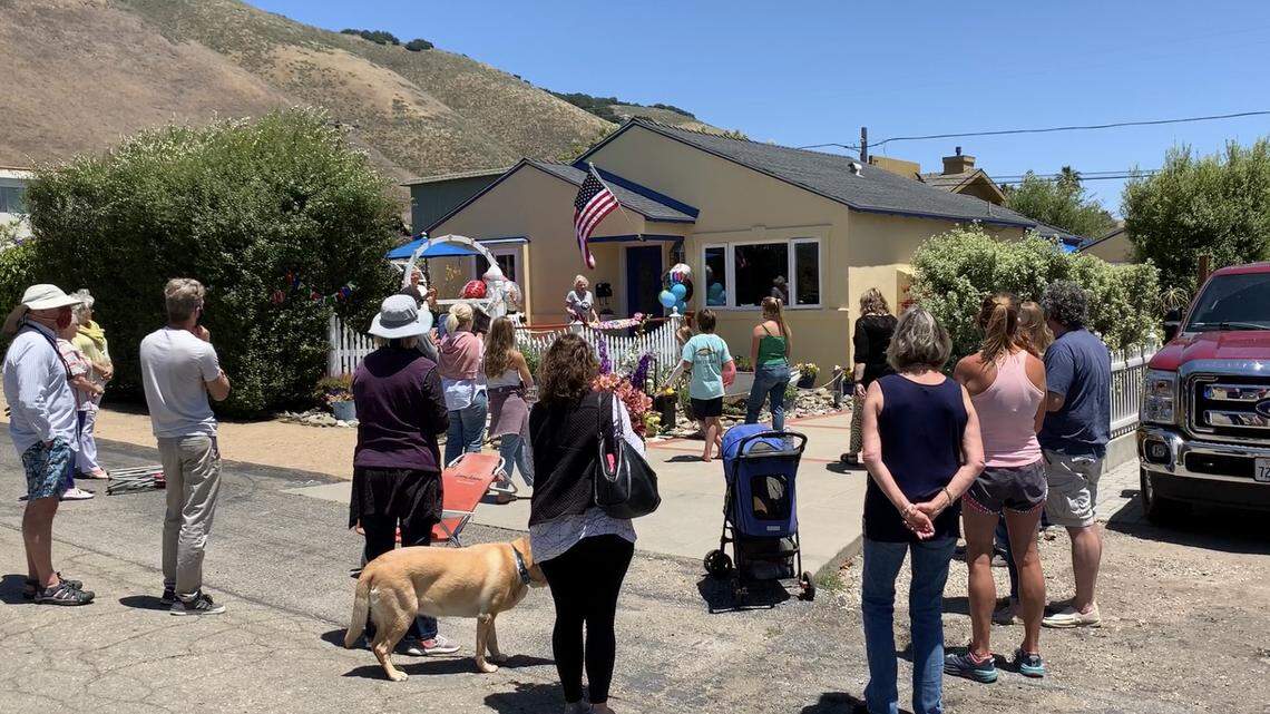 Coronavirus canceled SLO County woman’s 90th birthday plans. So friends held surprise party