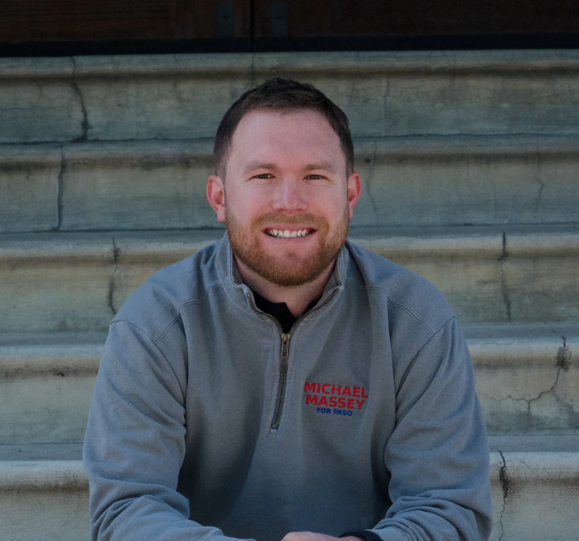 Michael Massey announced his campaign for Paso Robles City Council on April 8, 2026. Massey will run for the District 2 seat.
