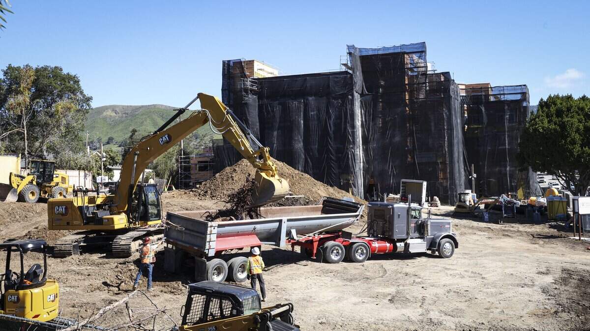 Balay Ko on Monterey will offer 54 units of affordable senior housing at the corner of Monterey St. and California Blvd. in San Luis Obispo, now under construction March 2, 2026. It is expected to open by the end of the year.