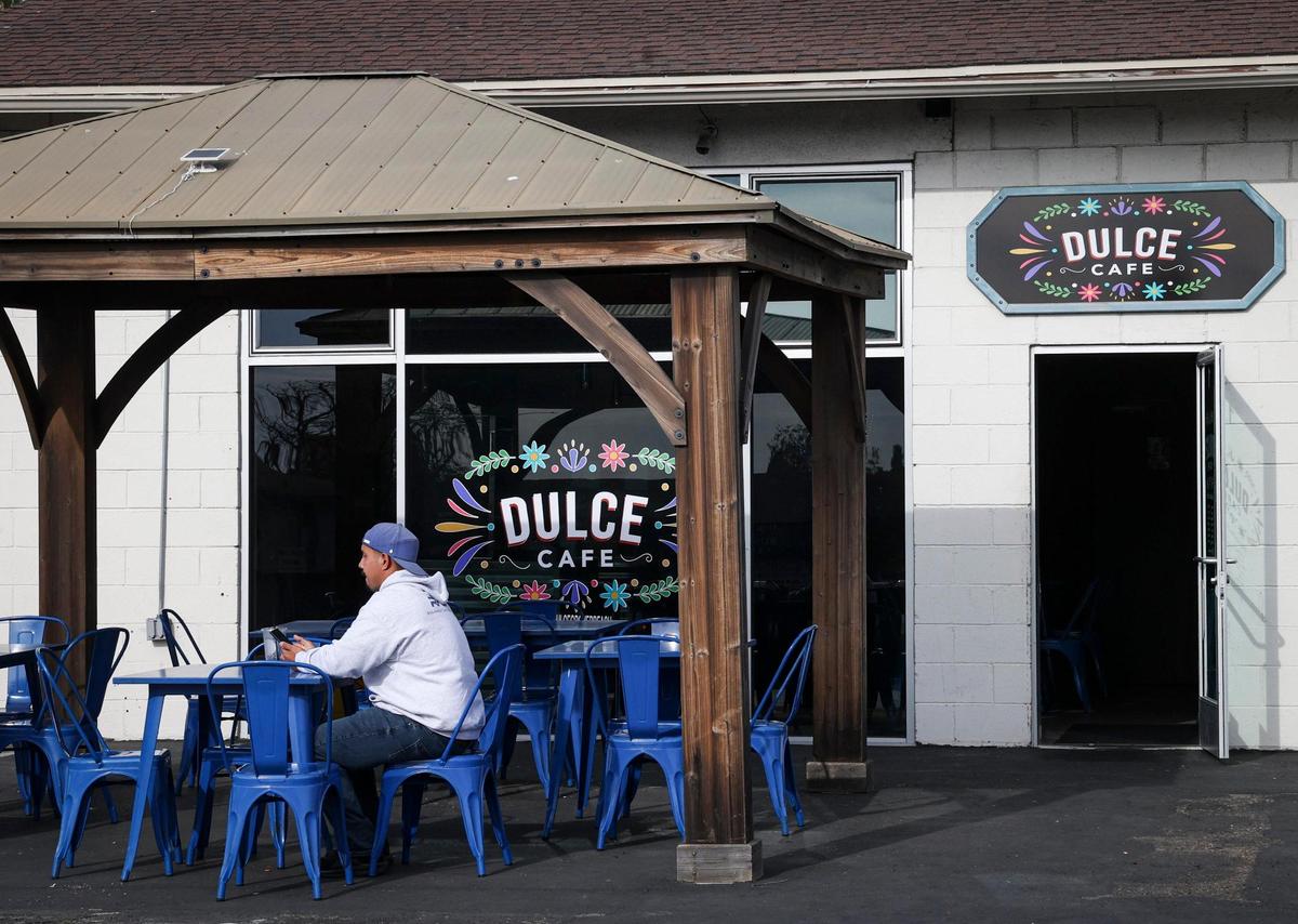 Dulce Cafe in Grover Beach offers coffee with Mexican traditional options, seen here on Jan 8, 2025.