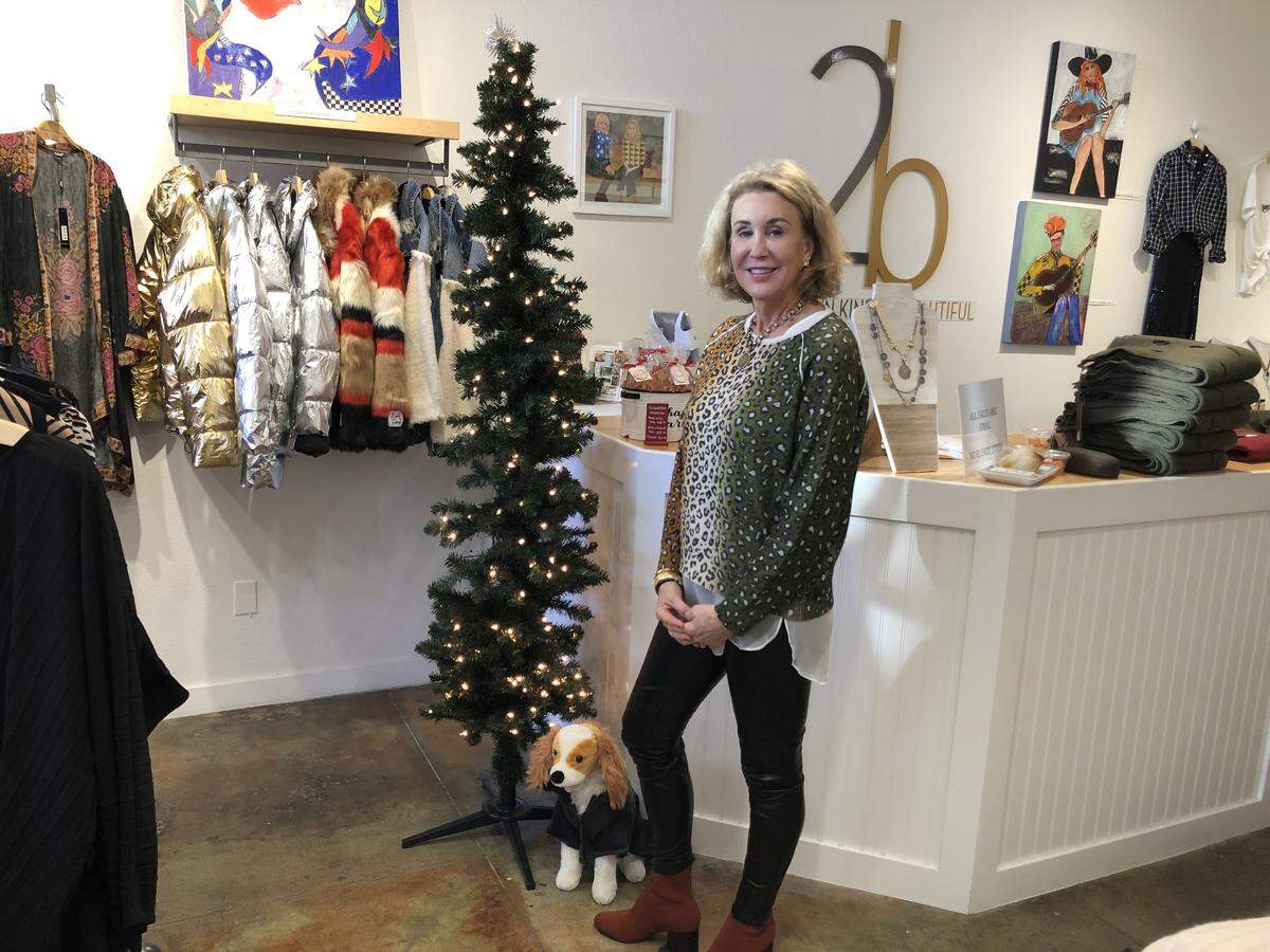 Camilla Hanen is the co-owner of 2 Blondes Boutique in downtown San Luis Obispo. The store is going out of business.
