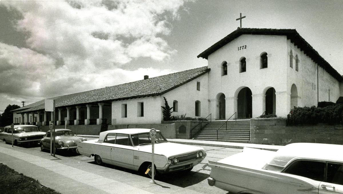 Monterey Street used to be a regular street before it was closed to create Mission Plaza at the end of the 1960s.