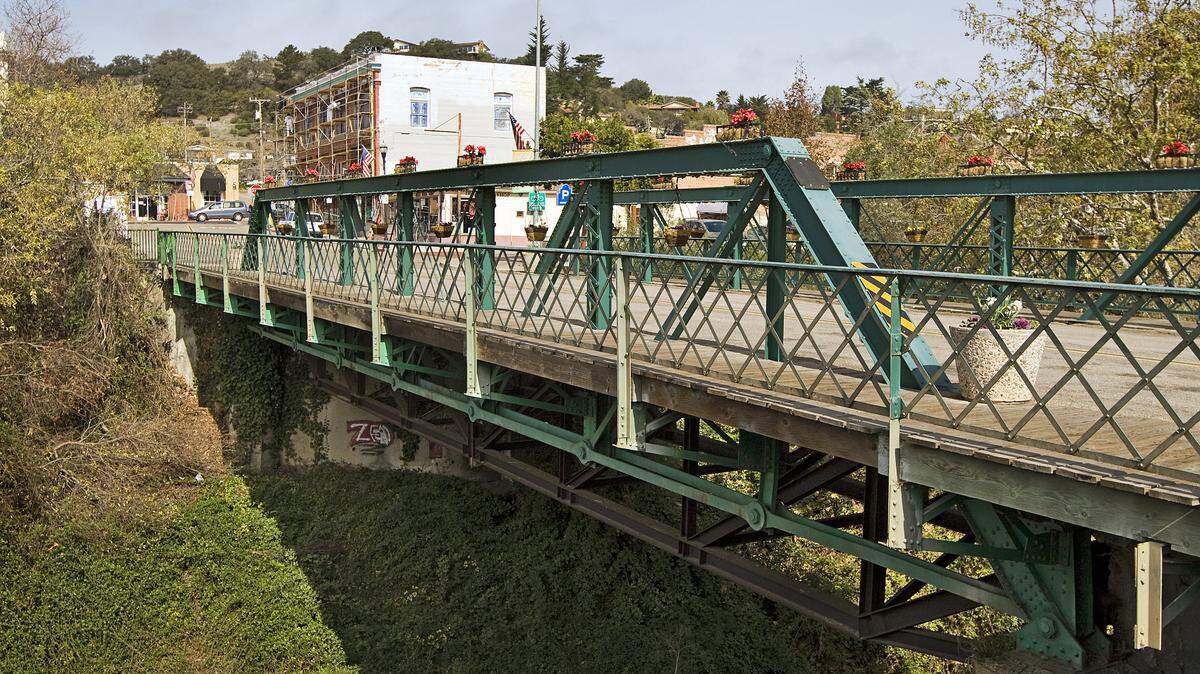 The historic bridge on Bridge Street in the Arroyo Grande Village was built in 1908. It was strengthened in 1989 but is once again in poor shape.