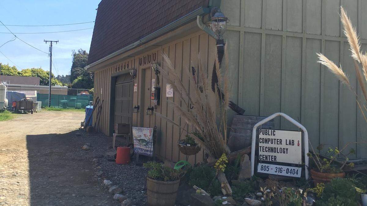 Cambrian resident Jeremy Main runs the Technology Collective out of the barn behind the Pewter Plough Playhouse.