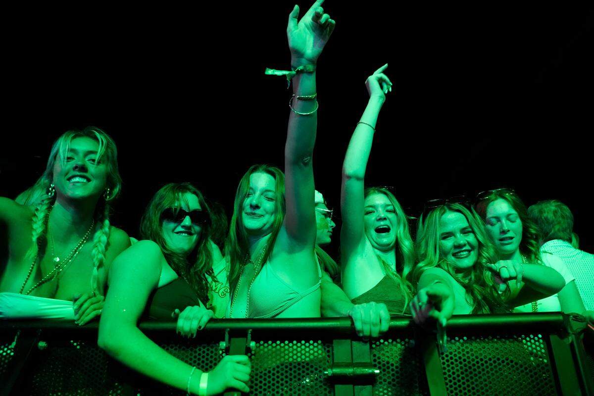 Thousands of students flocked to the second annual Morning on the Green music festival in the early morning hours of March 14, 2026. The music festival is an attempt to curb St. Fratty’s Day street partying in the neighborhoods near Cal Poly.
