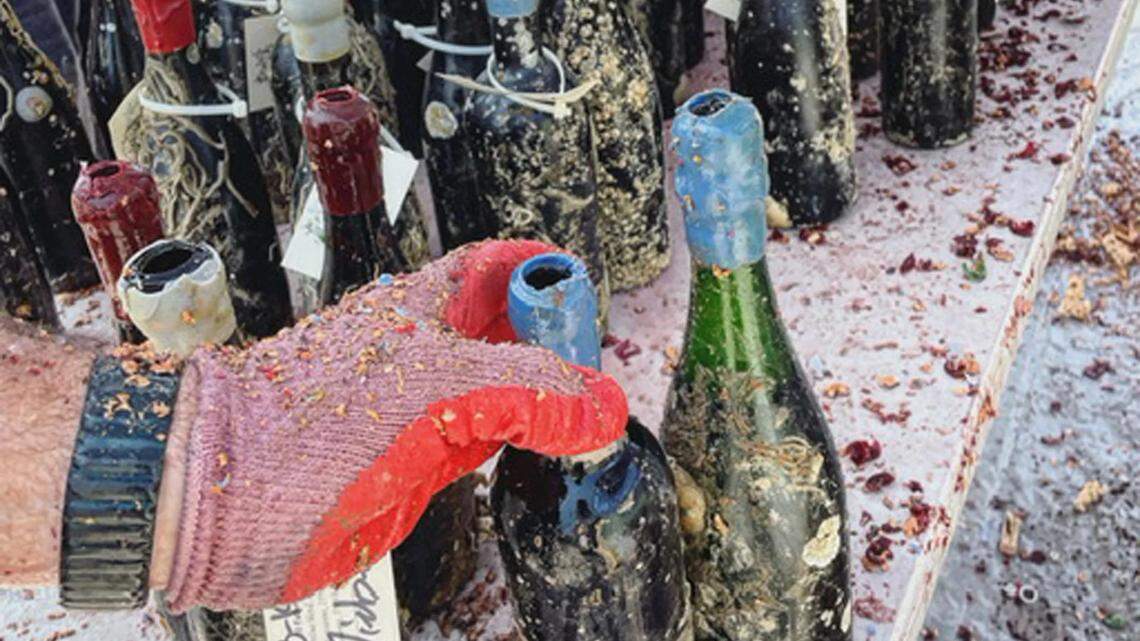 Central Coast company aged crates of wine on ocean floor. DA just dumped 2,000 bottles