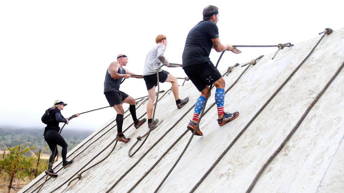 Thousands turn out for Spartan obstacle course race in SLO County. See the photos