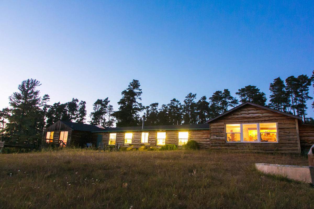 Sunset at Camp Ocean Pines.