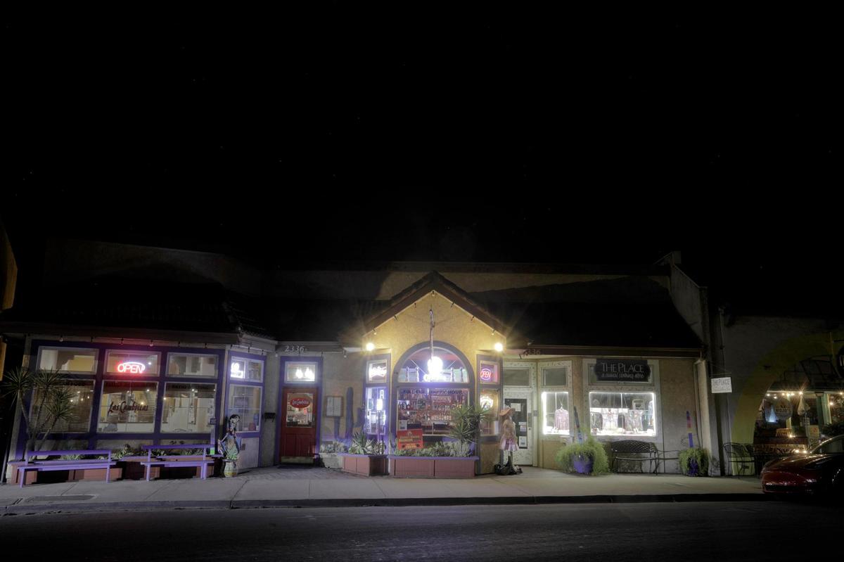 A few shops on Main Street in Cambria. The Dark Skies Initiative committee wants to certify Cambria as an official dark-sky community. Cambria has been working for nine years to preserve and enhance those views from the small coastal town.