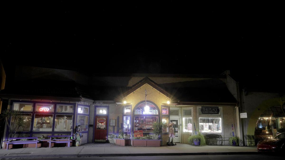 A few shops on Main Street in Cambria. The Dark Skies Initiative committee wants to certify Cambria as an official dark-sky community. Cambria has been working for nine years to preserve and enhance those views from the small coastal town.