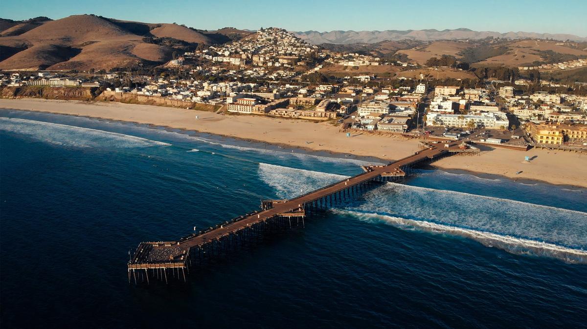 Renovation of the Pismo Beach Pier, seen here, is among the improvements made over the past few years.