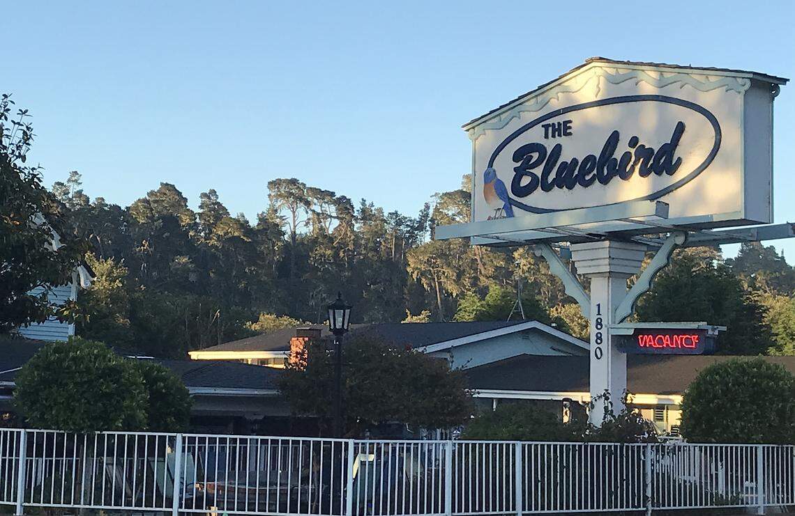 The historic Bluebird Inn in Cambria, California, has been providing lodgings to travelers since 1930, and has been upgraded and expanded several times since then. The main house, known as the Lull House, was built in the 1880s. 