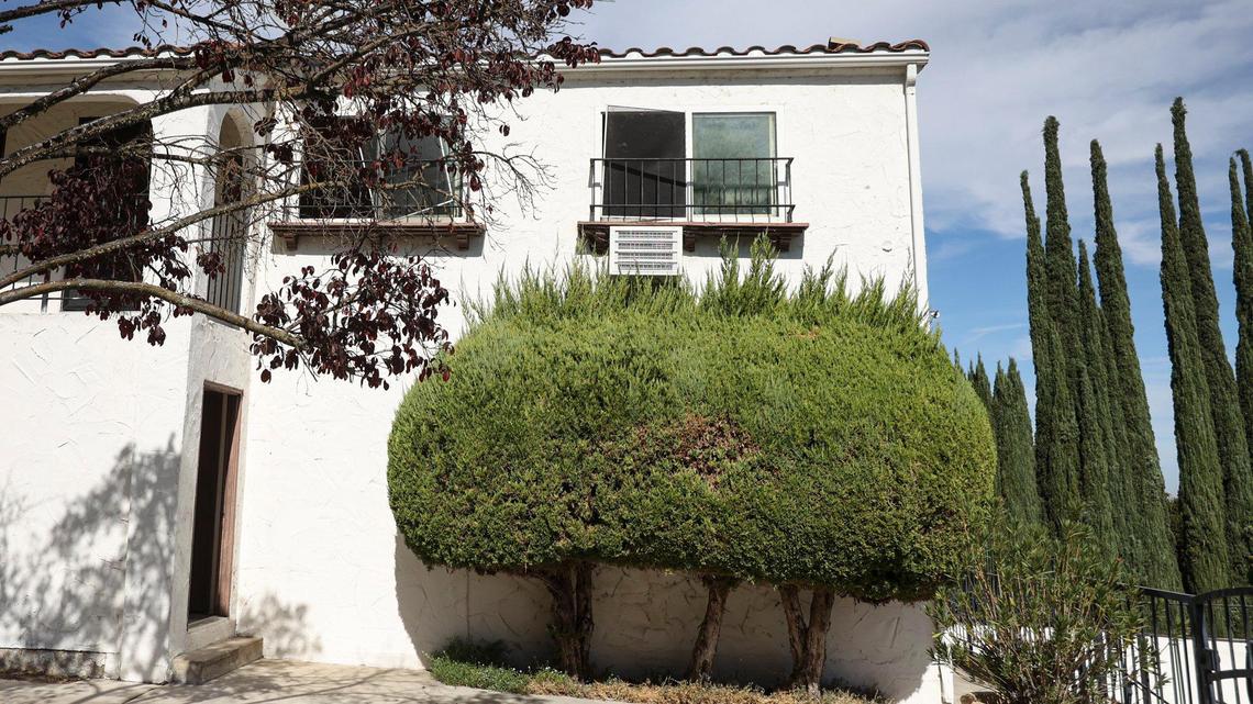 The remains of 40 deceased cats were found in a unit at the Presidio Apartments on Chestnut Street in Paso Robles in mid-August 2024. The city marked the second-floor unit as unsafe to occupy until cleaned.