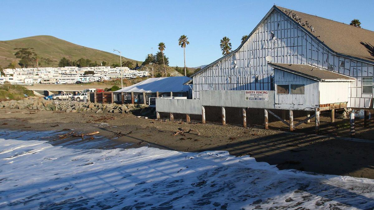 The Cayucos Veterans Hall has been red-tagged while money was raised for renovations.