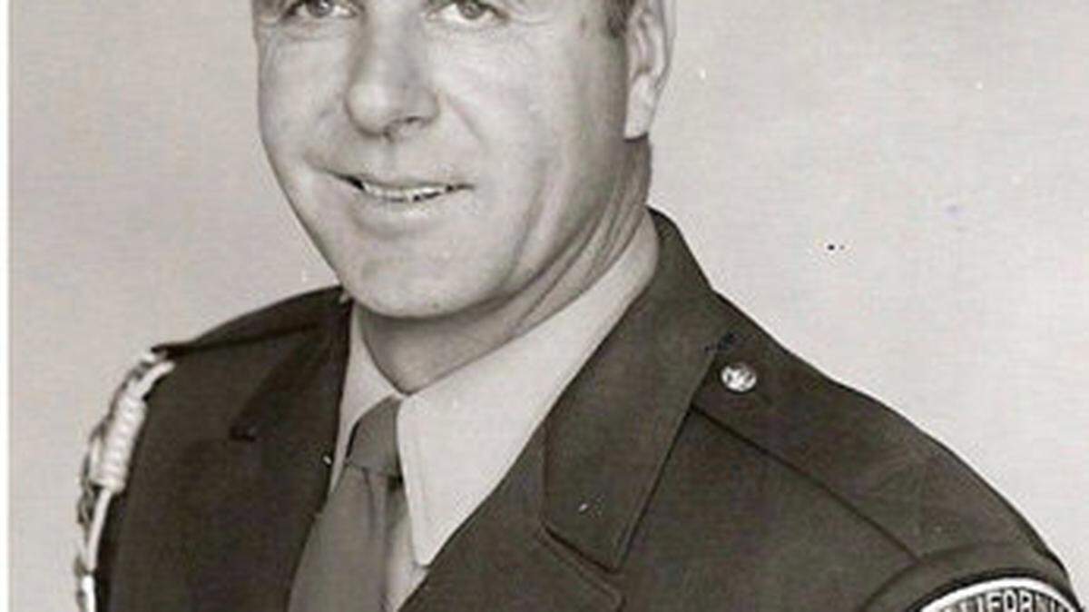 CHP Officer Ron Nelson, shown around the time of the accident.