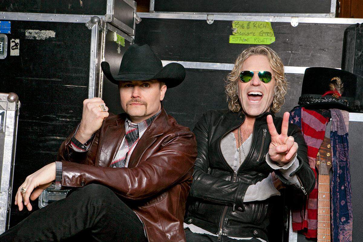 Country duo Big & Rich will perform at the California Mid-State Fair in Paso Robles on Friday, July 23, 2021.