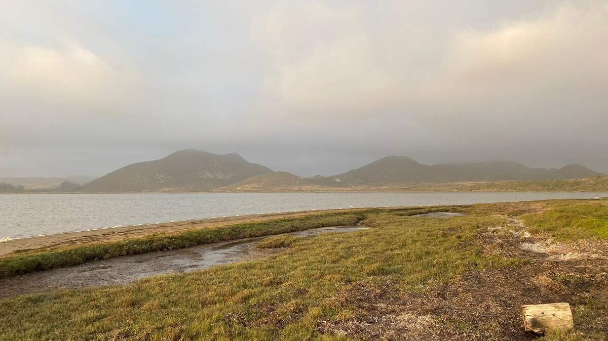 Clouds roll over Morro Bay near Baywood Park.