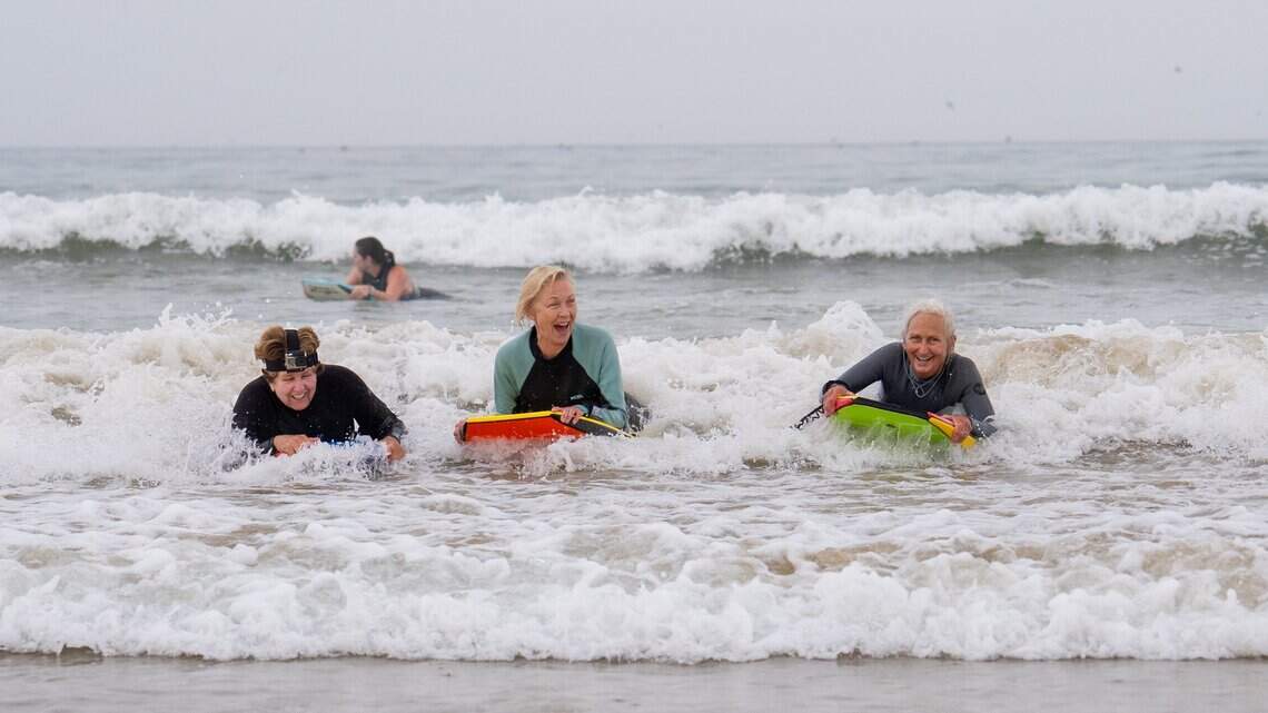 ‘Who doesn’t love a mermaid?’ Viral Pismo boogie board club inspires women of all ages
