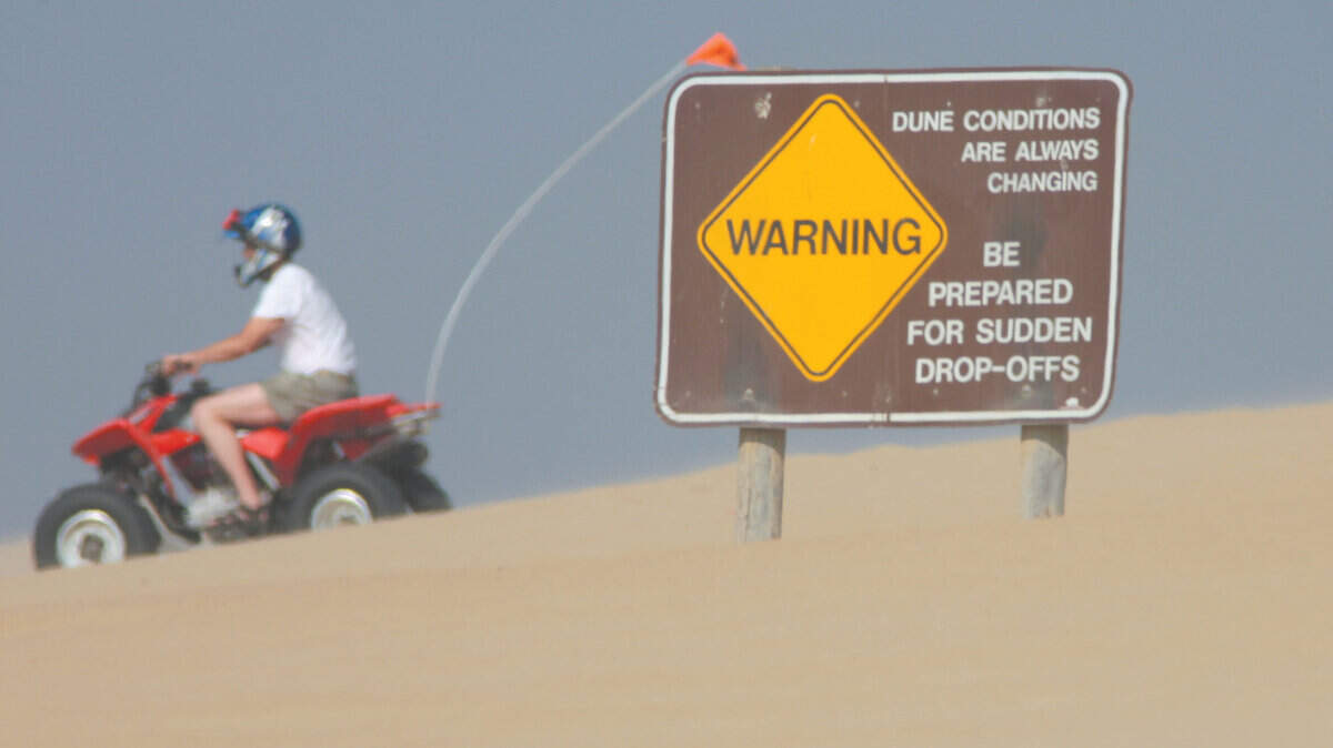 Oceano Dunes State Vehicular Recreation Area bird watchers 7-16-08 David  Middlecamp