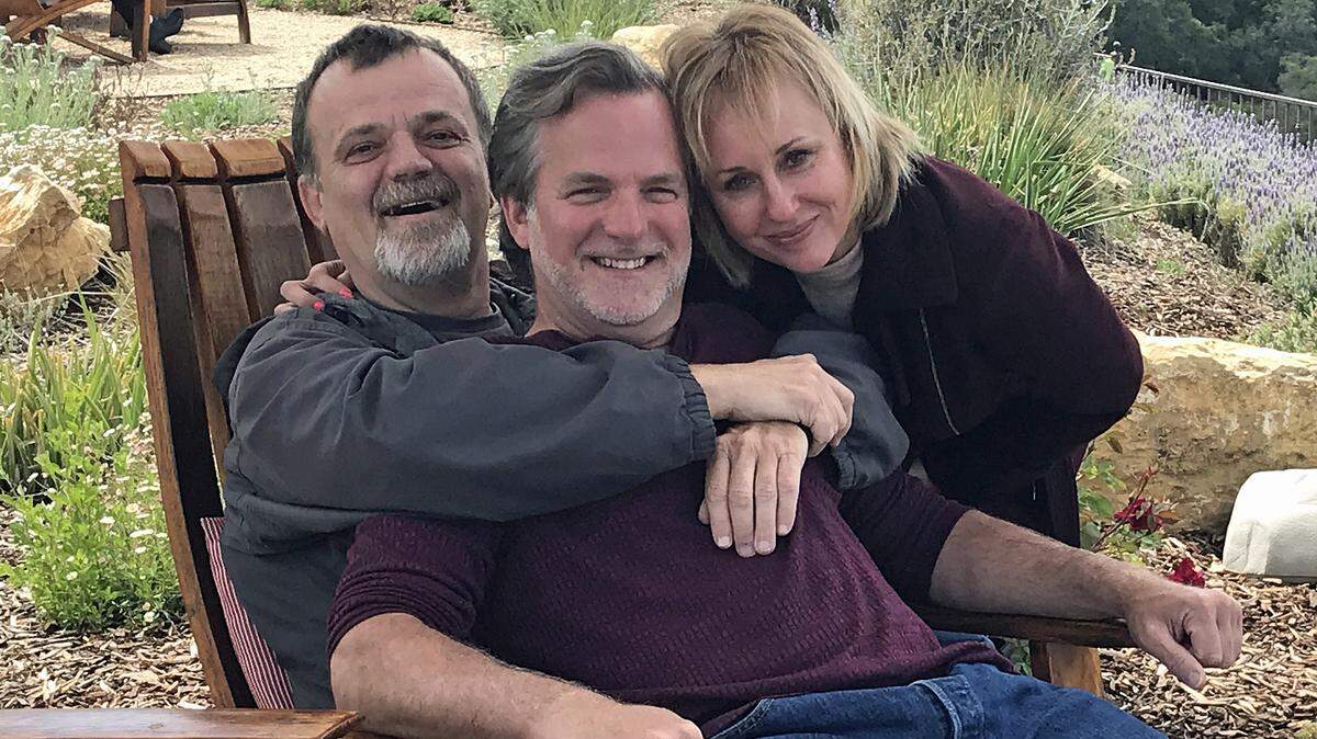 Columnist Kathe Tanner’s sons Brian and Sean Tanner, and the latter’s wife Jenny Tanner, share happy times in 2021, before Brian’s sudden death in June 2025. Photos like this help the columnist remember him.