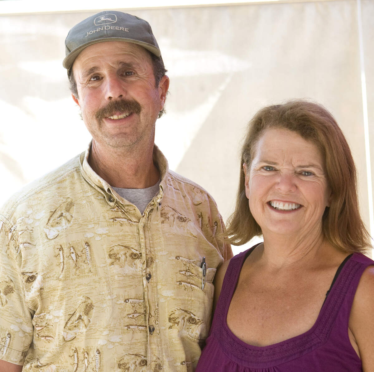 Jerry Rutiz and his wife Maureen Reilly in 2014.