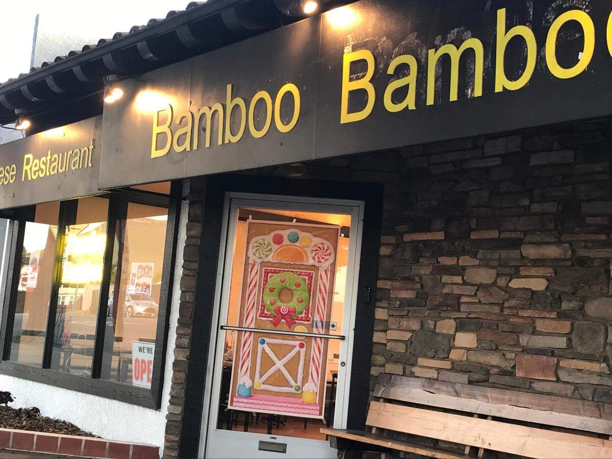 The new awning sign at 820 Morro Bay Blvd. isn’t heralding a new restaurant, only a new name for the Chinese-food eatery, which is now Bamboo Bamboo. Its former name for about eight months was Panda Panda, until a legal battle with a corporate giant ensued.