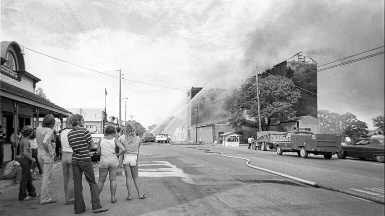 Daring rescue followed 1979 fire at Templeton Feed & Grain