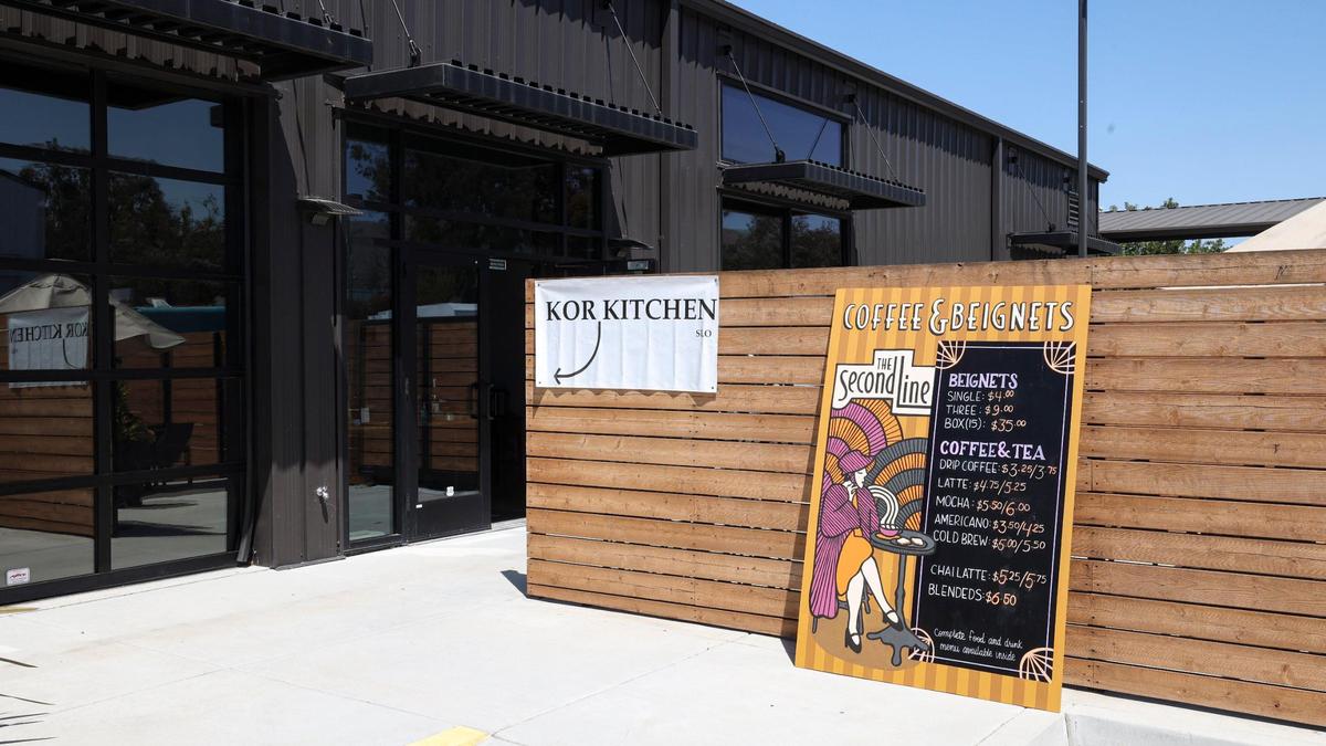 David Perlis makes and sells his made-to-order beignets, espresso and coffee from 7 a.m. to noon on Tuesdays and Wednesdays from a shared commissary kitchen at 4750 Alleyne in San Luis Obispo, near the airport, seen here on June 25, 2025.