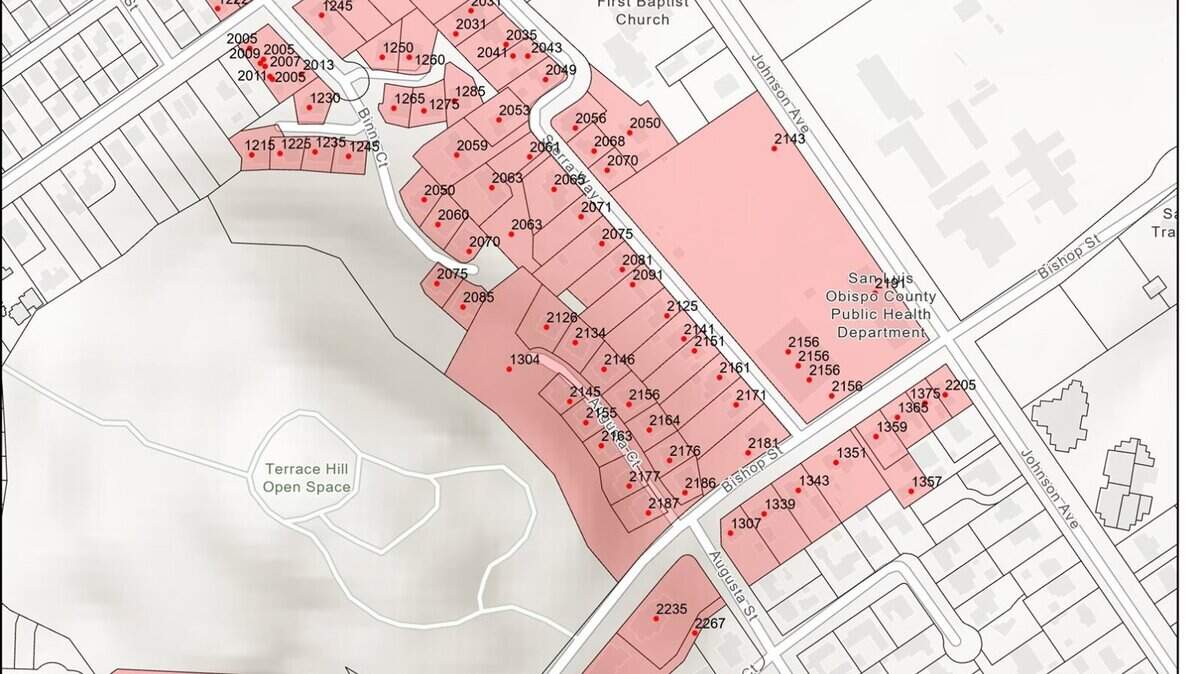Residents in San Luis Obispo were advised to boil their water following potential contamination Sunday morning. The impacted neighborhood includes houses on Johnson Avenue, Ella Street and Bishop Street.