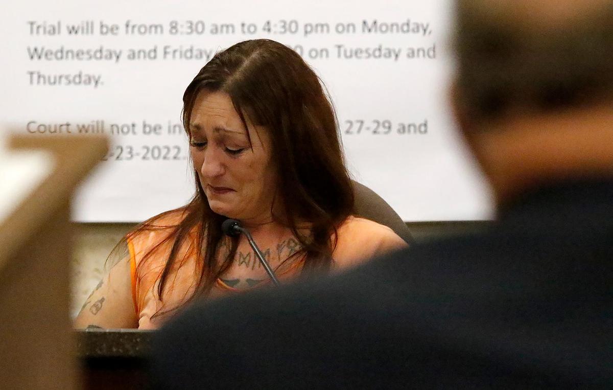Jennifer Hudson continues her testimony Monday, Sept. 12, 2022, in the Kristin Smart murder trial. She said Paul Flores admitted to killing Smart. She started to cry when SLO County Deputy District attorney Christopher Peuvrelle asked, “You mentioned that you feel responsible for the misery of the Smart family?”