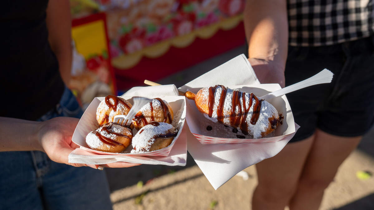 Deep-fried Oreos and Twinkies were sold at the California Mid-State Fair on July 15, 2026. Temperatures soared past 100 degrees on opening day.