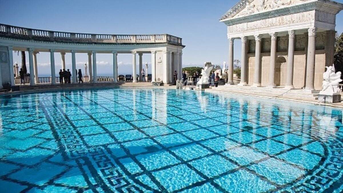 The Neptune pool at Hearst Castle.