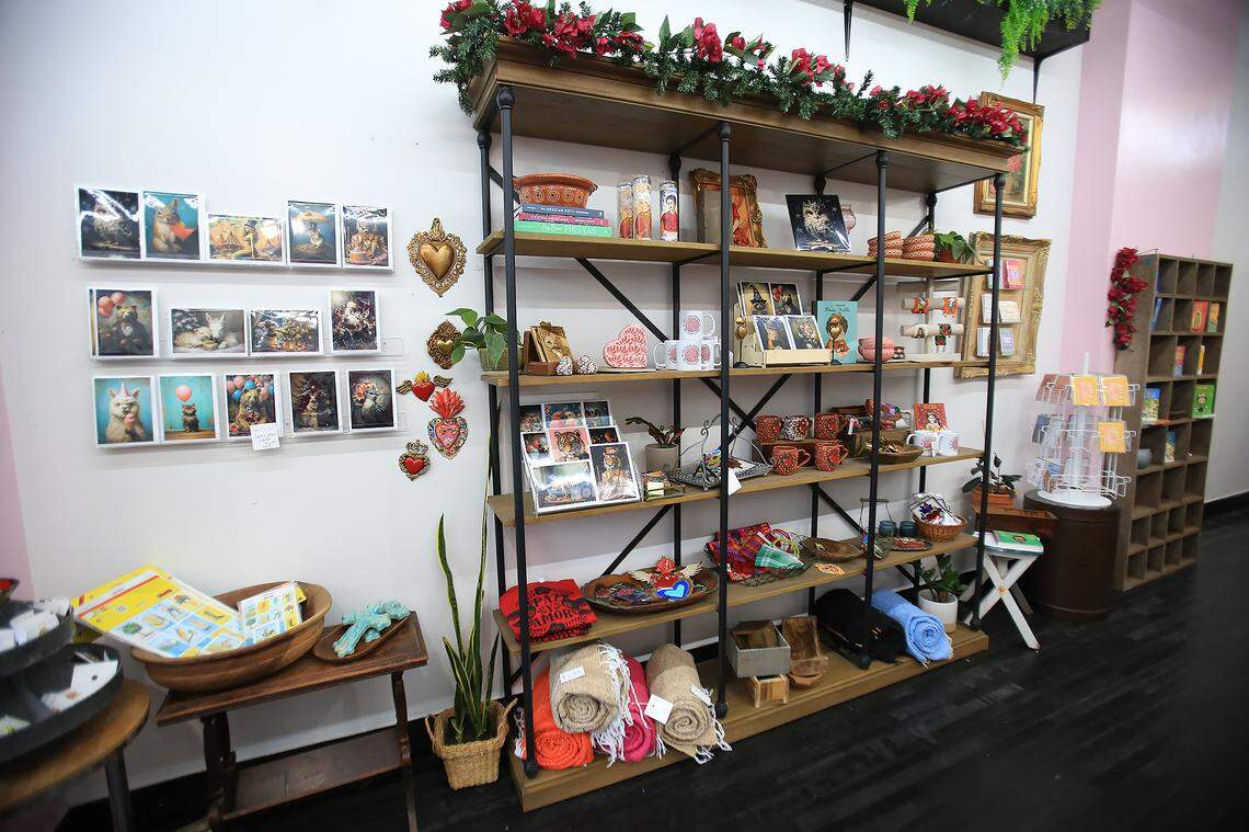 Hola SLO, a boutique selling Mexican-inspired gifts, jewelry, trinkets and handmade items, opened in November 2025 in downtown San Luis Obispo. The shop is a collaboration between Corazon Cafe owner Sara McGrath and Hola SLO owner Sandra Olea-Courter.