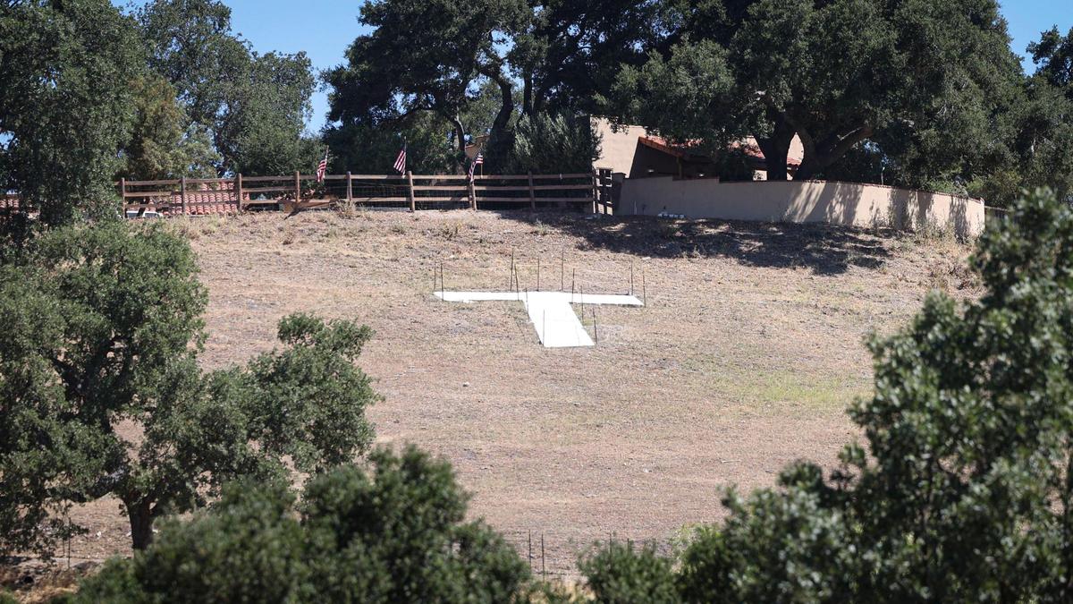 Templeton has a T on a hillside that can be seen immediately after passing the high school on Highway 101 northbound on June 18, 2025.