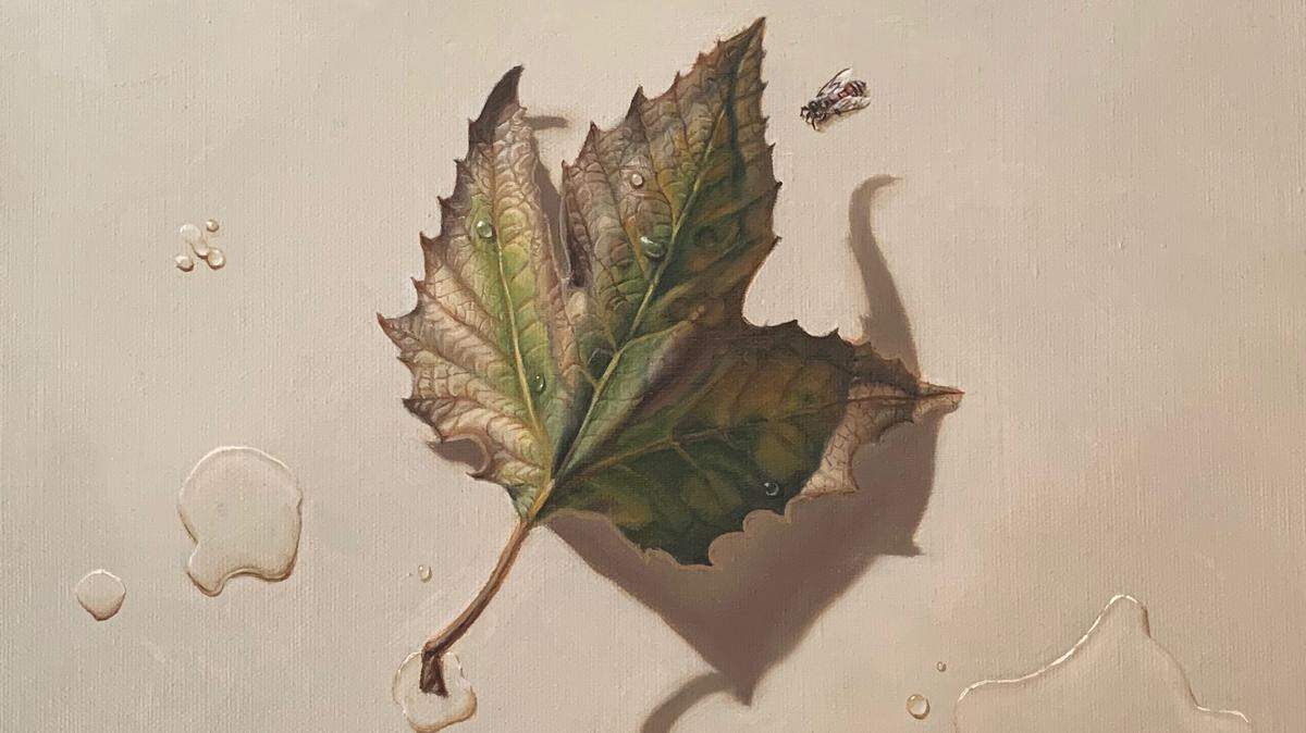 “Ce n’est pas une feuille” by artist Cathy Killion.