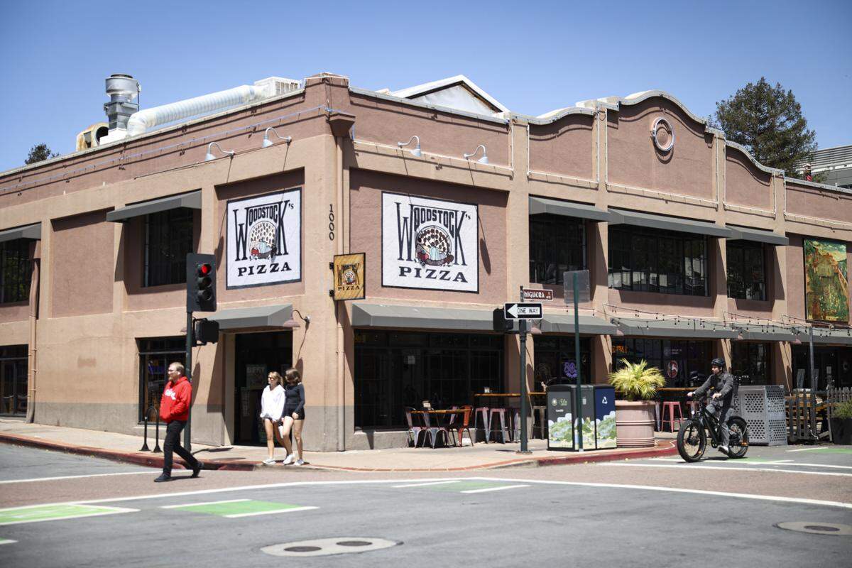 Woodstock's Pizza has been a downtown destination for casual dining for four decades, and regularly wins reader's favorite polls, seen here on April 16, 2026